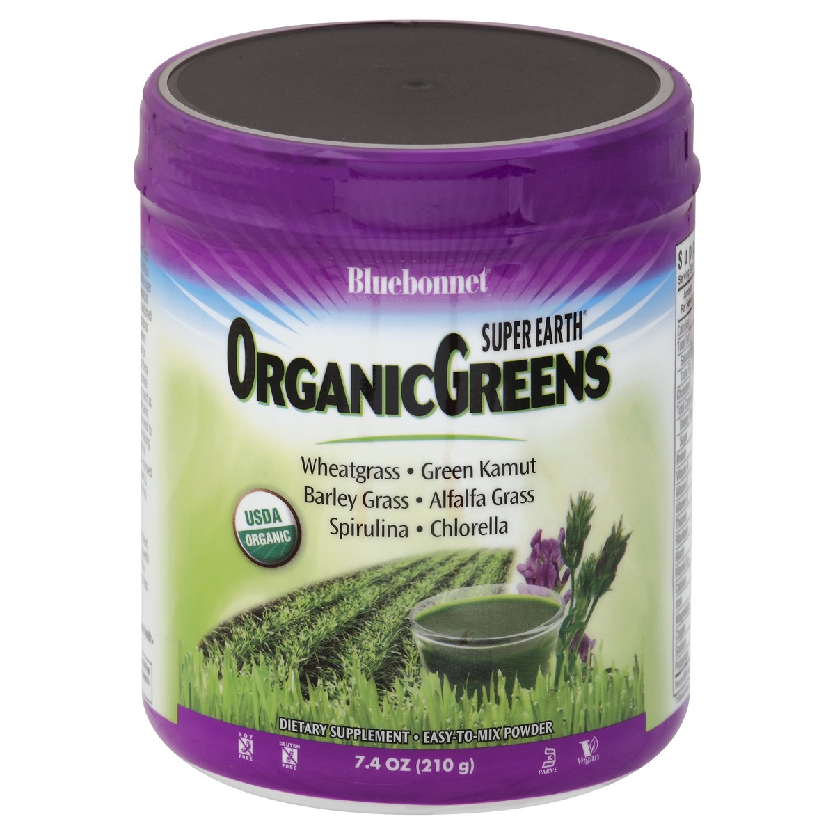 slide 3 of 3, Bluebonnet Nutrition OrganicGreens 7.4 oz, 7.4 oz