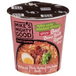 Mike's Mighty Good Spicy Beef Flavor Ramen Soup 1.8 oz
