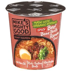 Mike's Mighty Good Spicy Beef Flavor Ramen Soup 1.8 oz