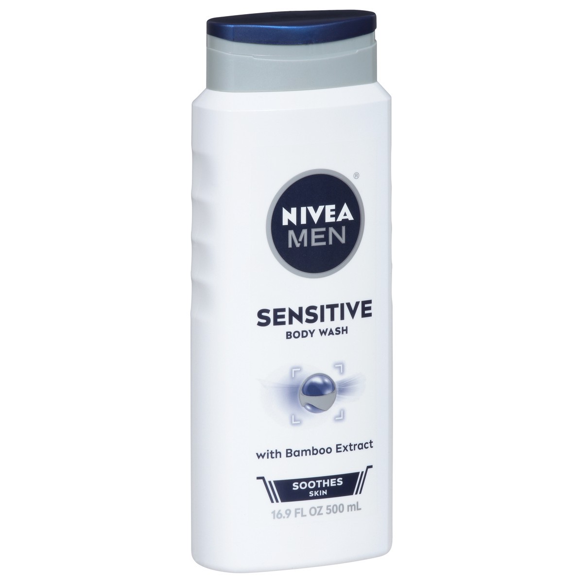 slide 5 of 9, Nivea Men Sensitive Body Wash with Bamboo Extract 16.9 fl oz, 16.9 fl oz