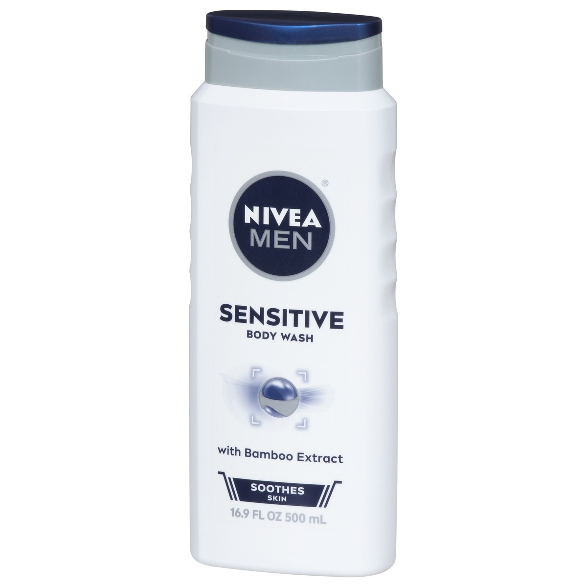 slide 3 of 9, Nivea Men Sensitive Body Wash with Bamboo Extract 16.9 fl oz, 16.9 fl oz