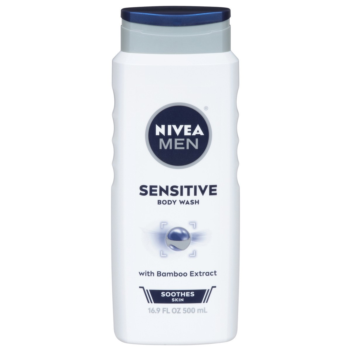 slide 1 of 9, Nivea Men Sensitive Body Wash with Bamboo Extract 16.9 fl oz, 16.9 fl oz