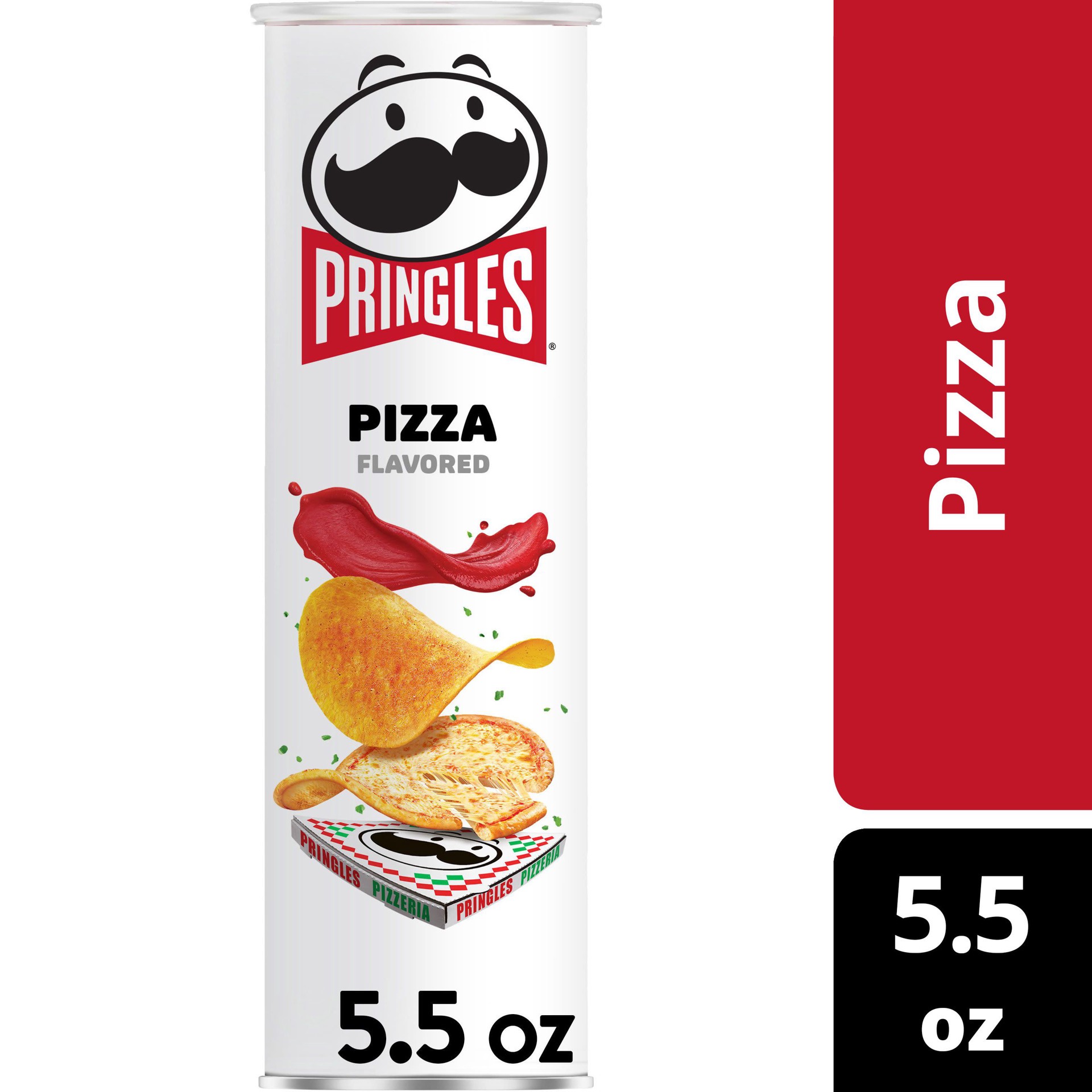 slide 1 of 5, Pringles Pizza Flavored Potato Crisps Chips - 5.5oz, 5.5 oz
