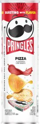 Pringles Potato Crisps Chips, Lunch Snacks, On-The-Go Snacks, Pizza, 5.5oz Can, 1 Can
