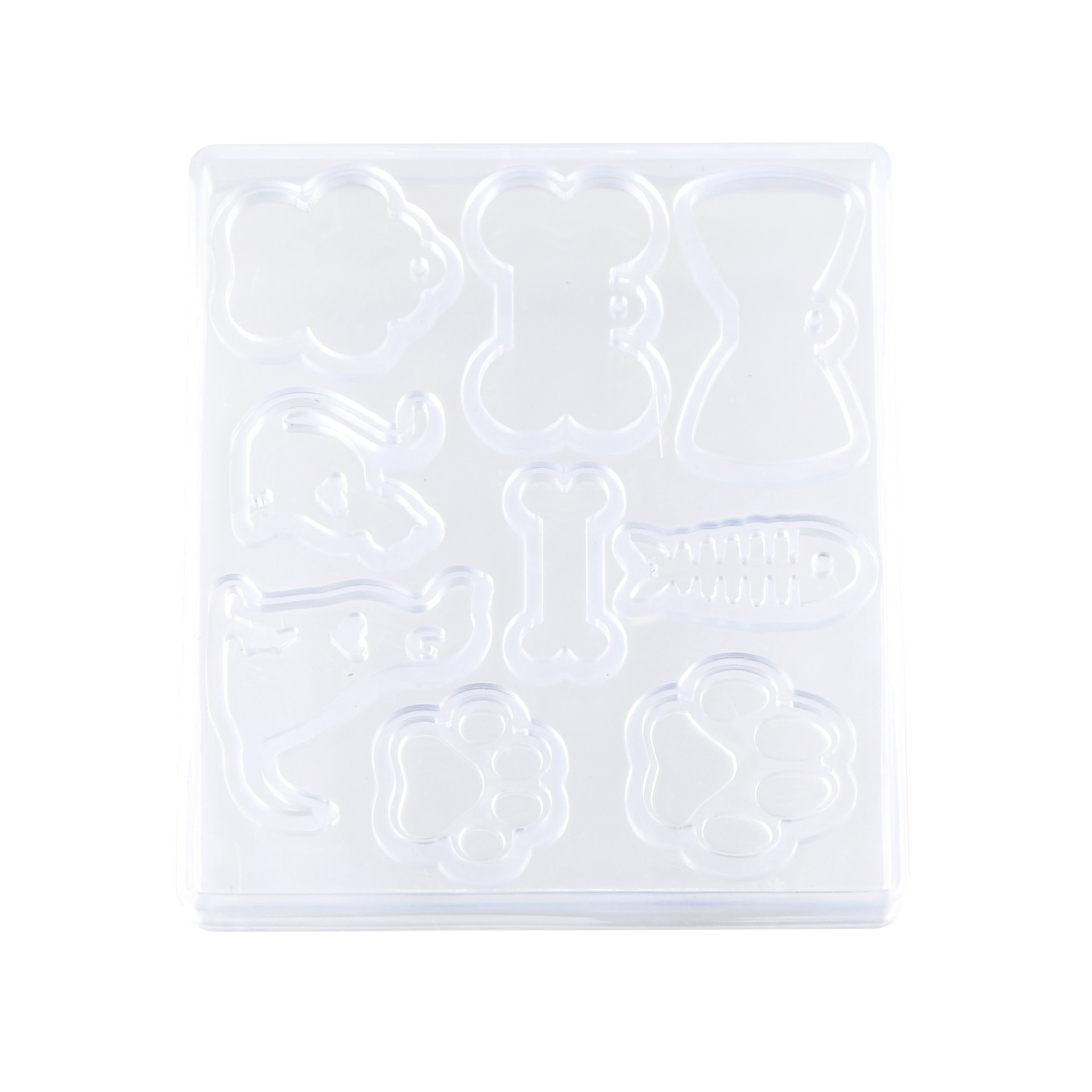 slide 5 of 5, Blue Moon Studio Uv Resin Craft Pets Silicone Mold, 3.15 in x 3.54 in x 0.47 in