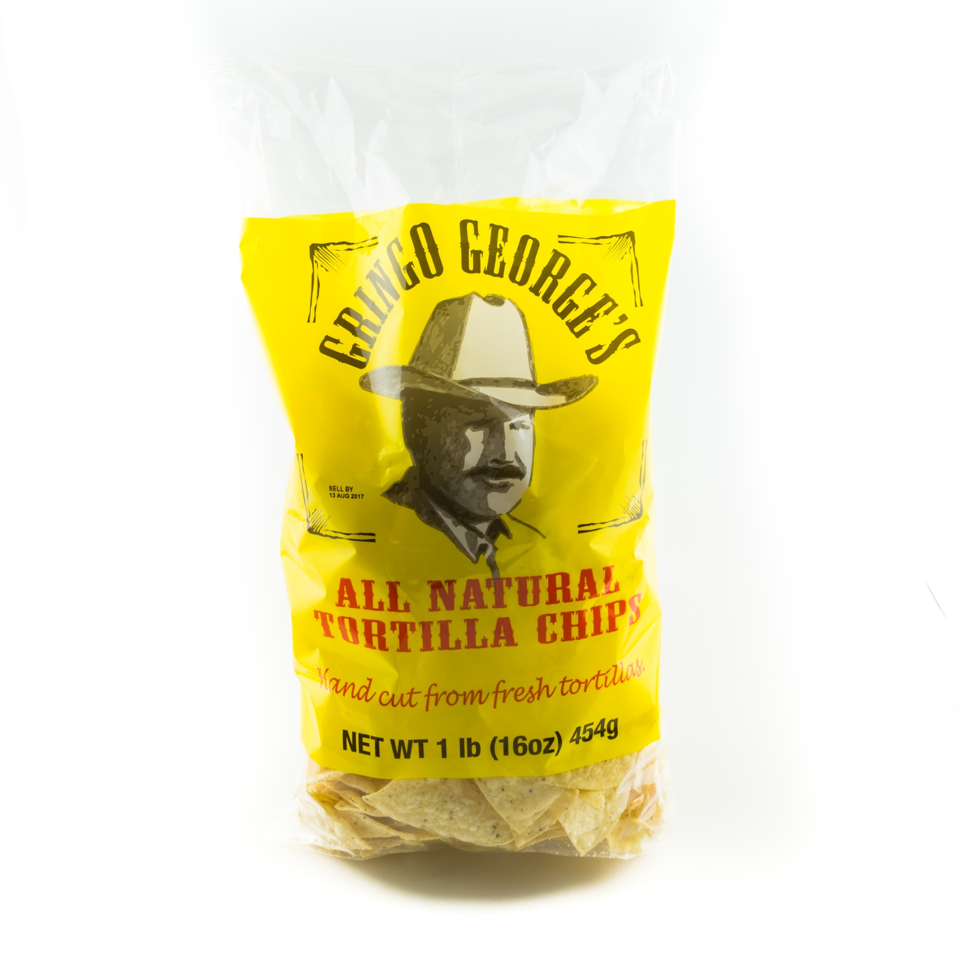 slide 1 of 1, Gringo Georges Fiesta Tortilla Chips, 16 oz