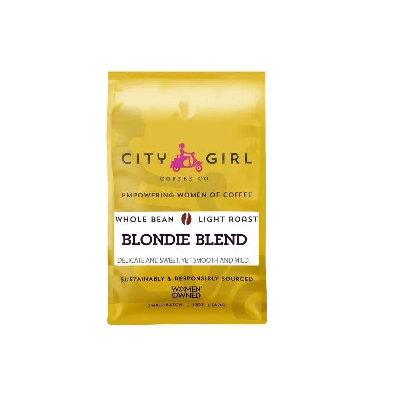 slide 1 of 4, City Girl Blondie Blend Whole Bean Coffee, 12 oz