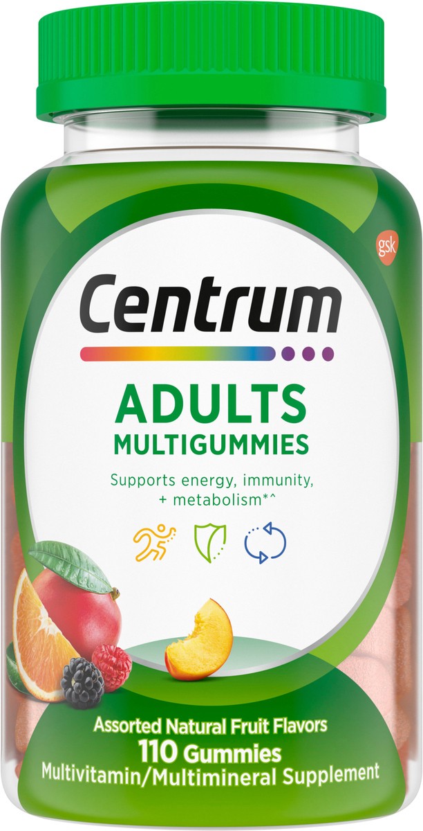 slide 7 of 9, Centrum Multi Vitamin Gummies, 110 ct