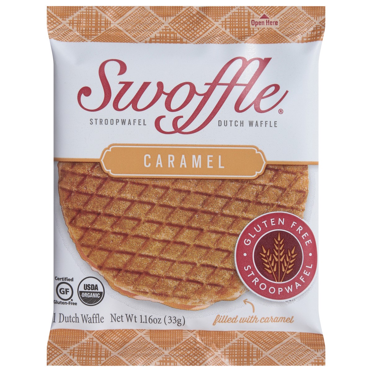 slide 5 of 14, Swoffle Caramel Dutch Waffle 1 ea, 1 ct