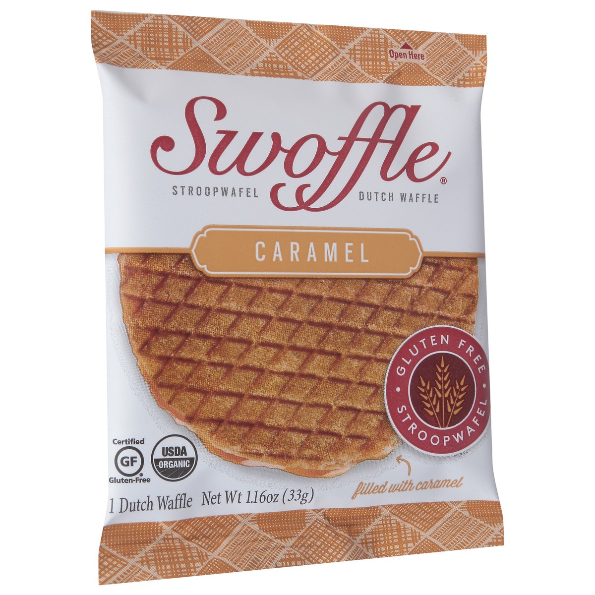 slide 10 of 14, Swoffle Caramel Dutch Waffle 1 ea, 1 ct