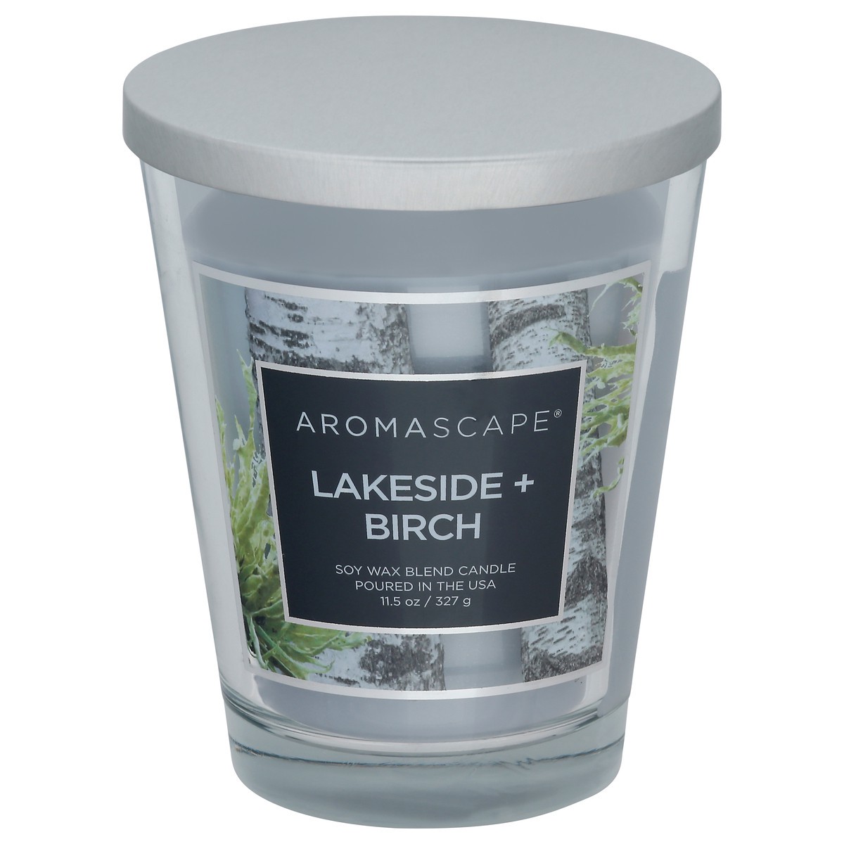 slide 1 of 9, Aromascape Soy Wax Blend Lakeside + Birch Candle 1 ea, 1 ct