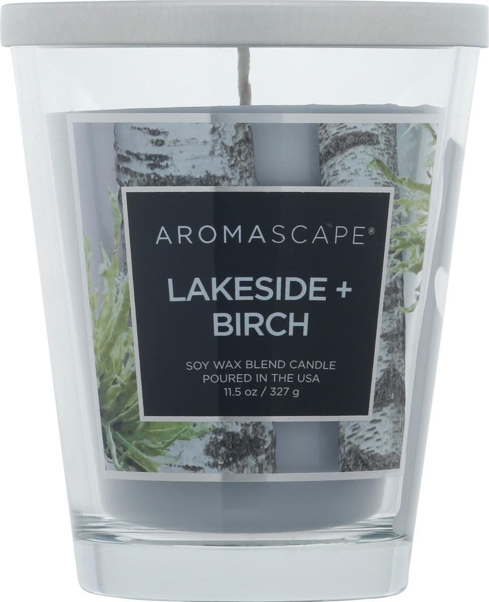 slide 6 of 9, Aromascape Soy Wax Blend Lakeside + Birch Candle 1 ea, 1 ct