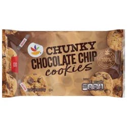 Giant Chunky Chocolate Chip Cookies