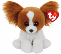 slide 1 of 1, Ty Beanie Babies Barks Plush Dog, 8 in