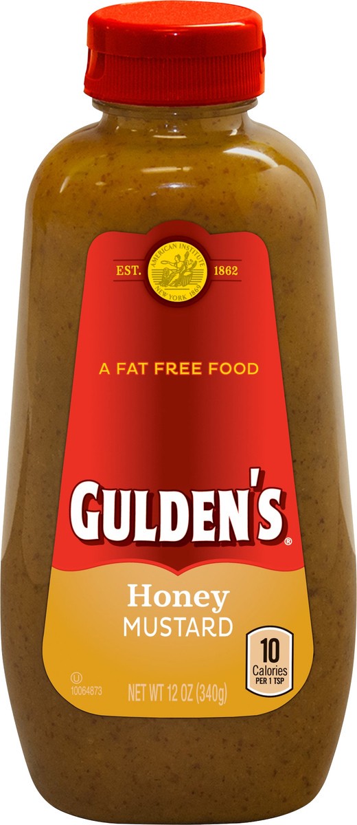 slide 1 of 4, Gulden's Honey Mustard 12 oz, 12 oz