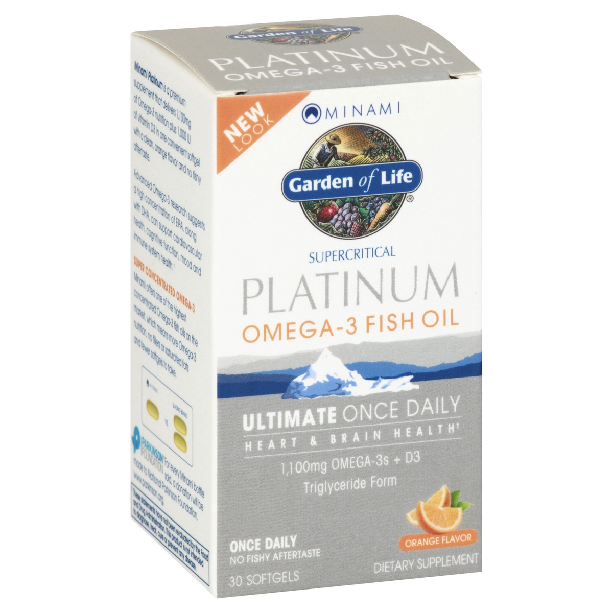 slide 8 of 9, Garden of Life Platinum Softgels Orange Flavor Omega-3 Fish Oil 30 ea, 30 ct