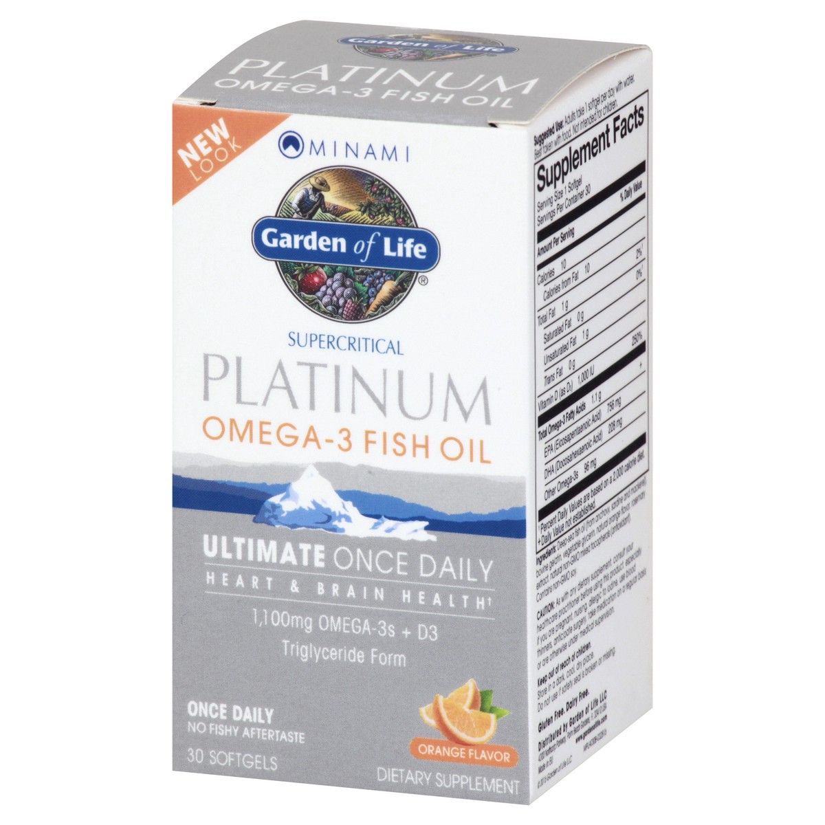 slide 2 of 9, Garden of Life Platinum Softgels Orange Flavor Omega-3 Fish Oil 30 ea, 30 ct