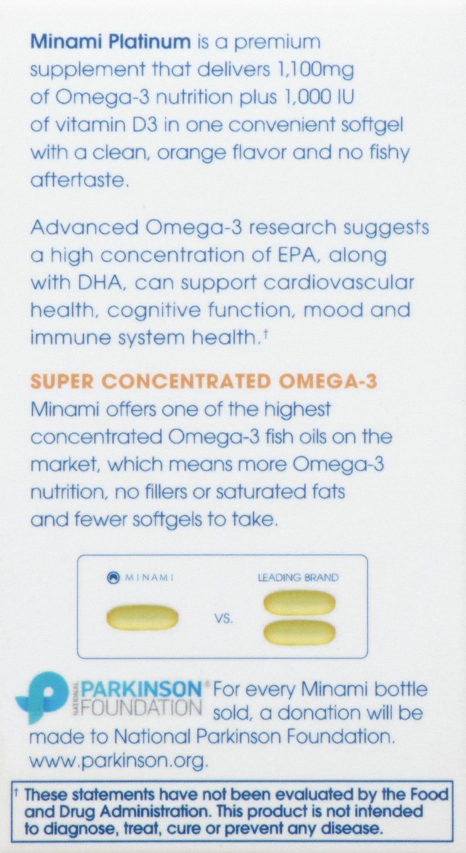 slide 5 of 9, Garden of Life Platinum Softgels Orange Flavor Omega-3 Fish Oil 30 ea, 30 ct
