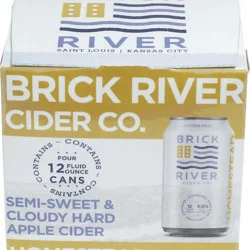 Brick River Cider Co. Homestead Cider 4 Pack