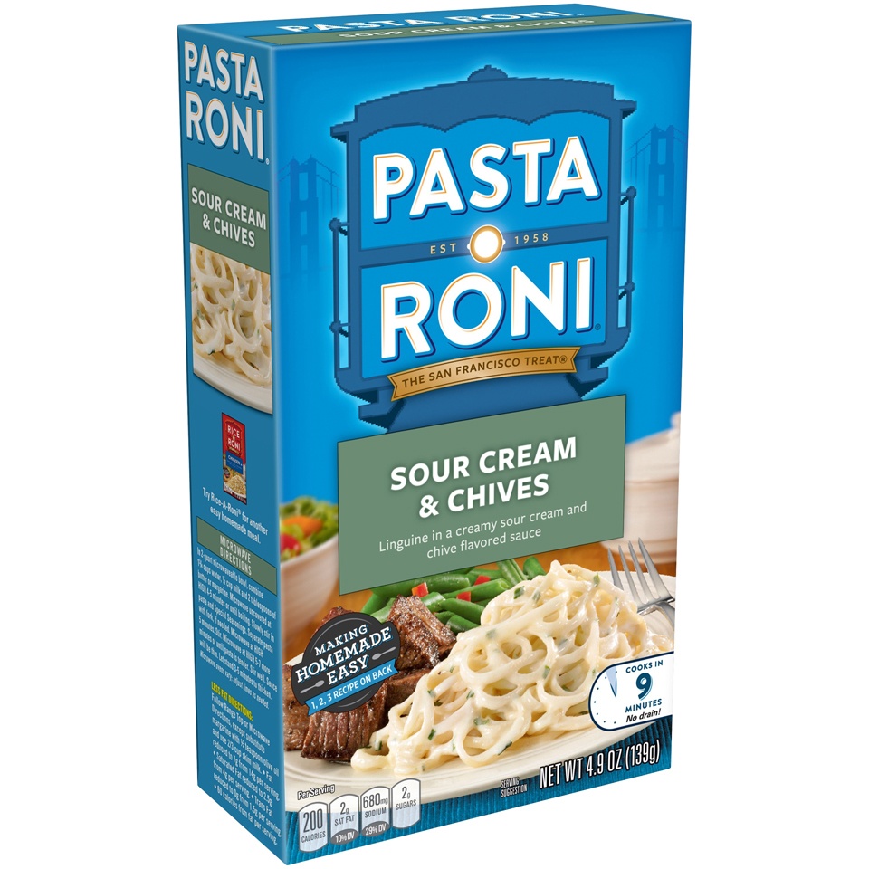 slide 2 of 4, Pasta Roni Sour Cream & Chives Linguine, 4.9 oz