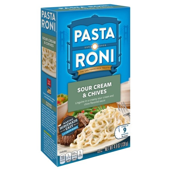 slide 1 of 4, Pasta Roni Sour Cream & Chives Linguine, 4.9 oz