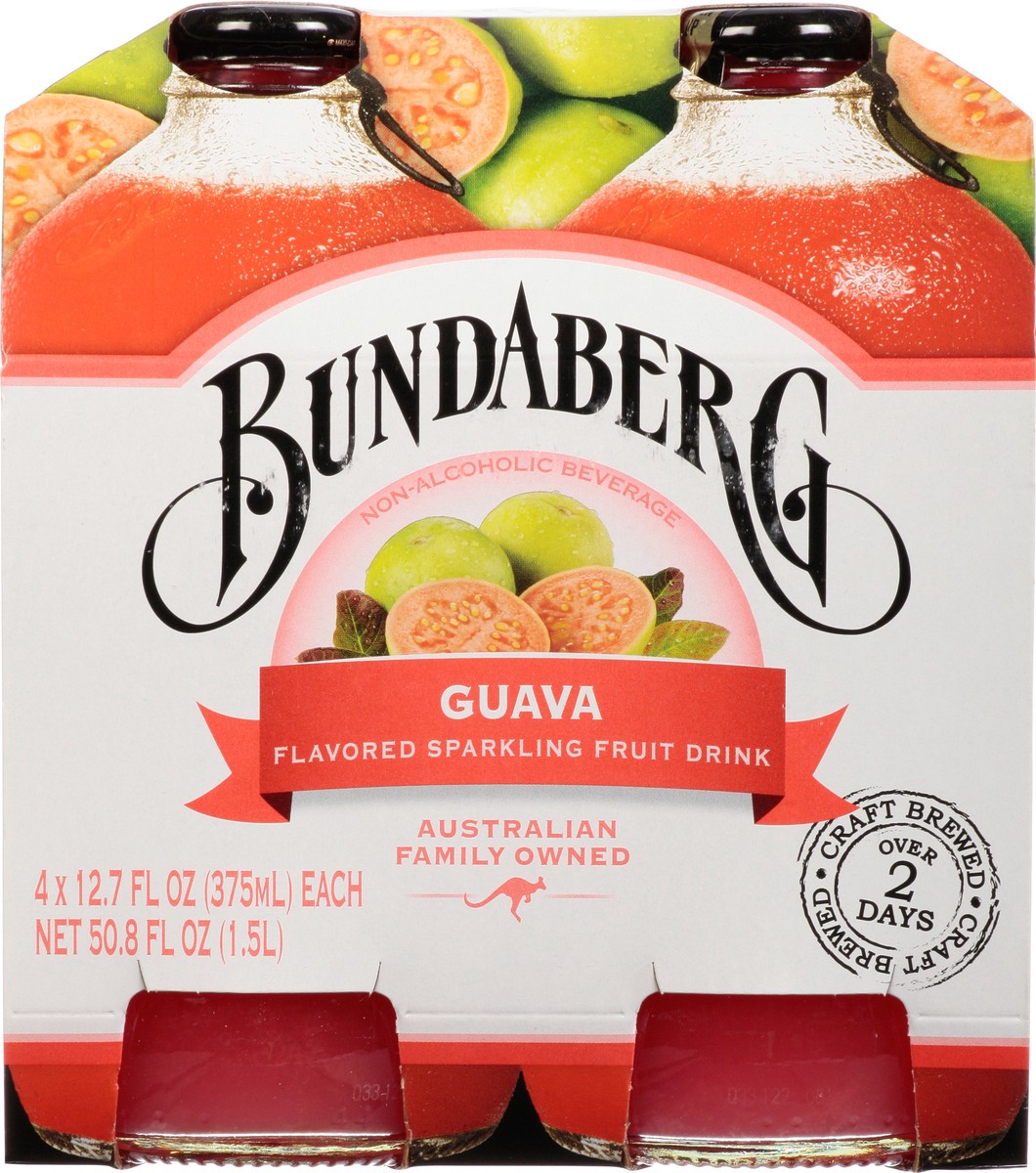 slide 14 of 14, Bundaberg Guava Flavored Sparkling Fruit Drink - 4 ct, 4 ct