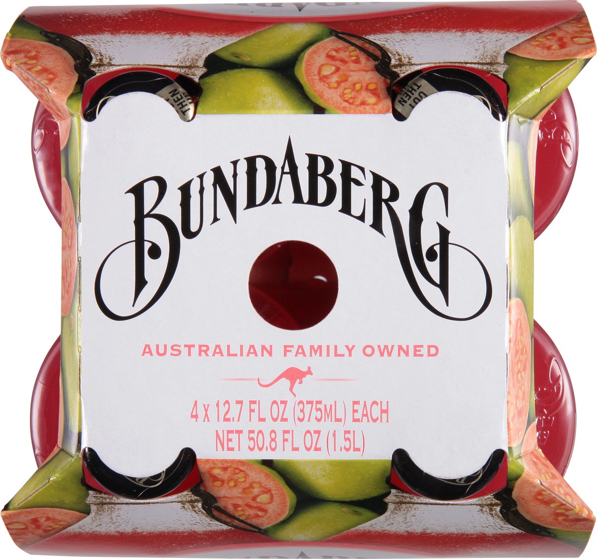 slide 11 of 14, Bundaberg Guava Flavored Sparkling Fruit Drink - 4 ct, 4 ct