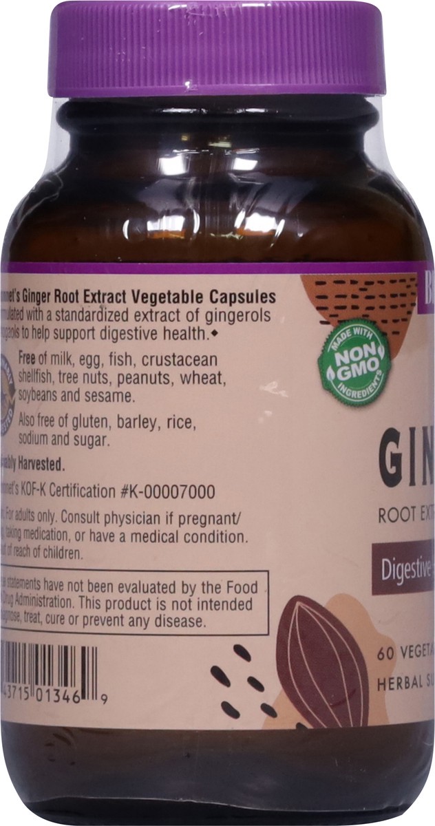 slide 12 of 14, Bluebonnet Nutrition Ginger 60 Vegetable Capsules, 60 ct
