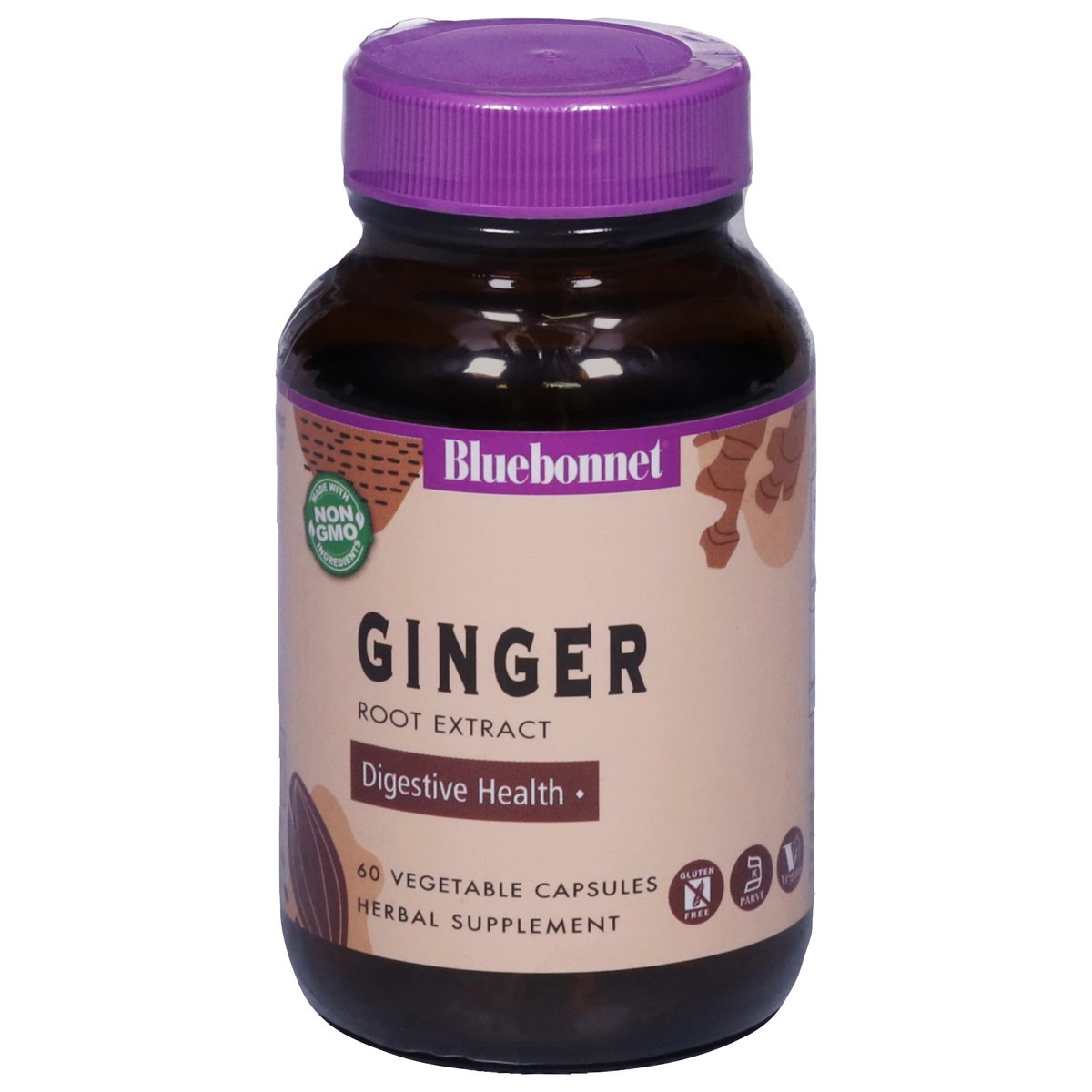 slide 2 of 14, Bluebonnet Nutrition Ginger 60 Vegetable Capsules, 60 ct