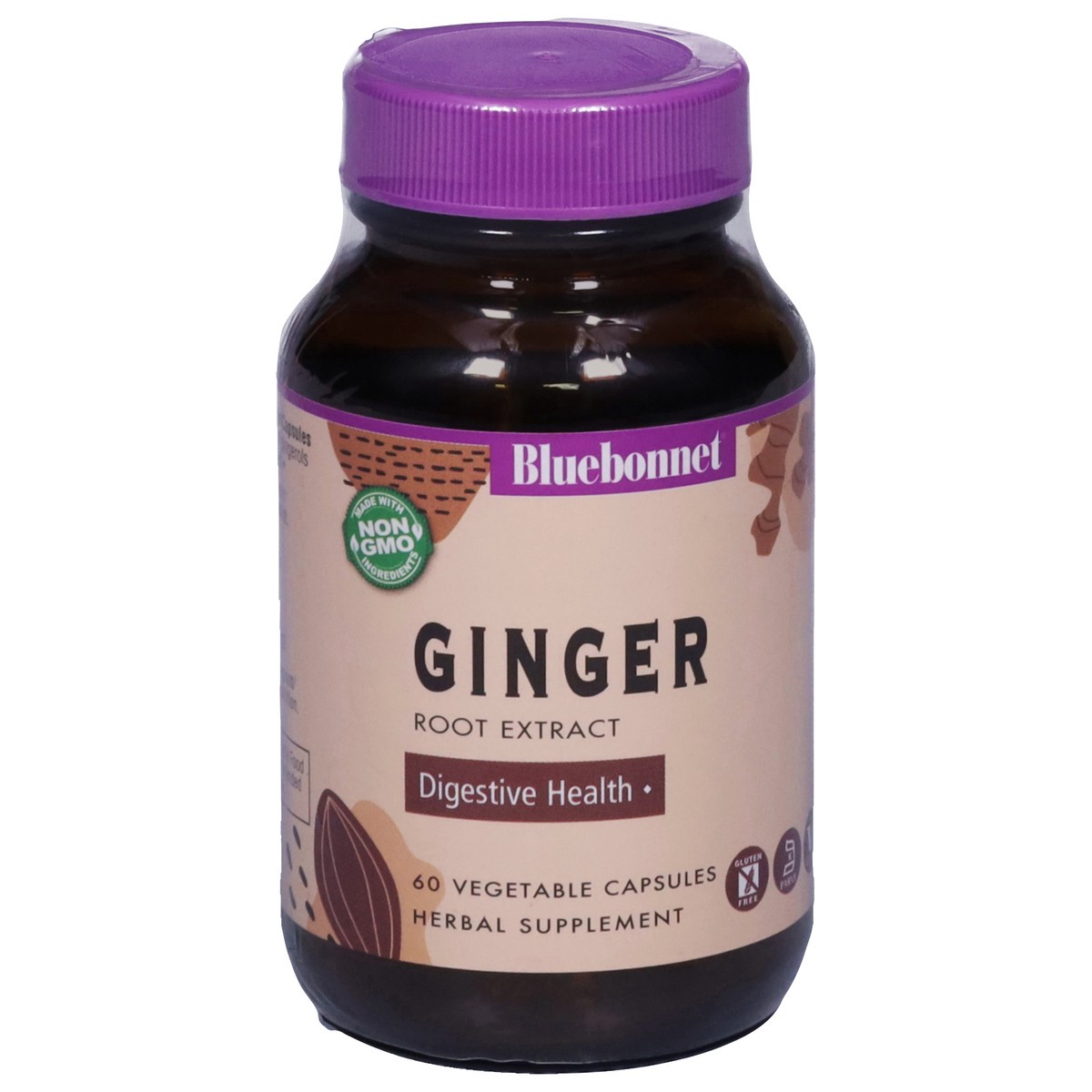 slide 5 of 14, Bluebonnet Nutrition Ginger 60 Vegetable Capsules, 60 ct