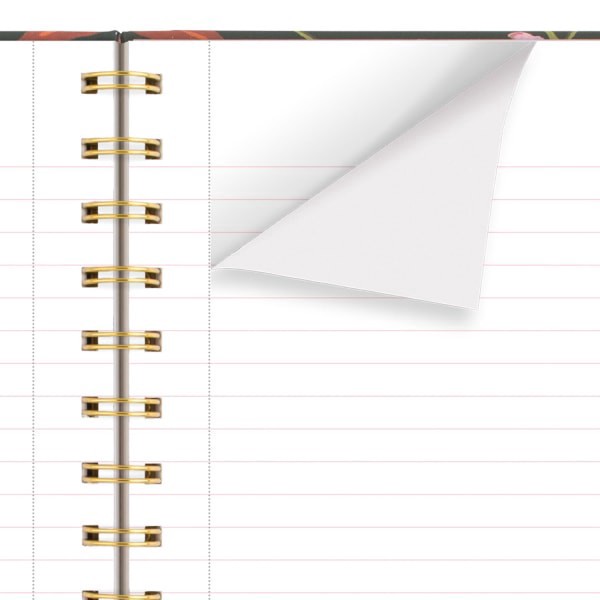 slide 4 of 6, Cambridge Pen+Pillar for Cambridge® Notebook, 80 Sheets, Hardcover, Tulip, Small, 8 1/4"" x 5 3/4"", 1 ct