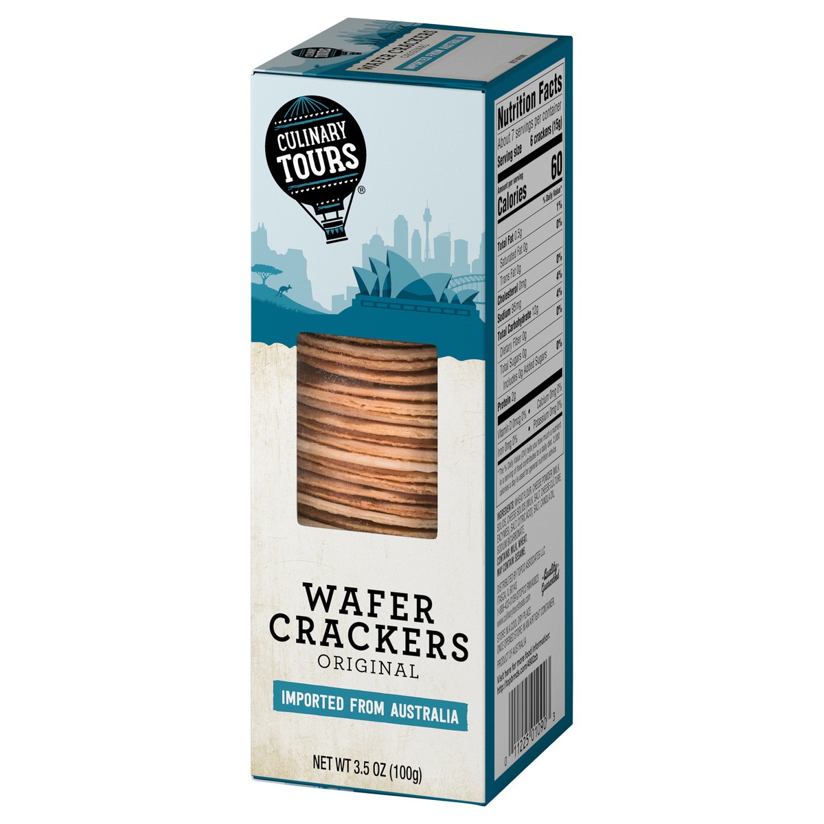 slide 4 of 4, Culinary Tours Original Wafer Crackers 3.5 oz, 3.5 oz