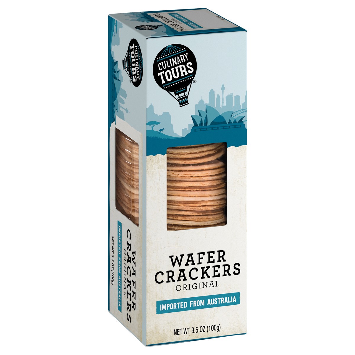 slide 3 of 4, Culinary Tours Original Wafer Crackers 3.5 oz, 3.5 oz