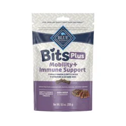 Blue Buffalo Functional Bits Mobility and Immunity Beef Flavor Crunchy Dog Treats - 9.5oz
