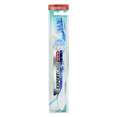 slide 1 of 1, H-E-B Expert Care Gleaming White Toothbrush Medium, 1 ct