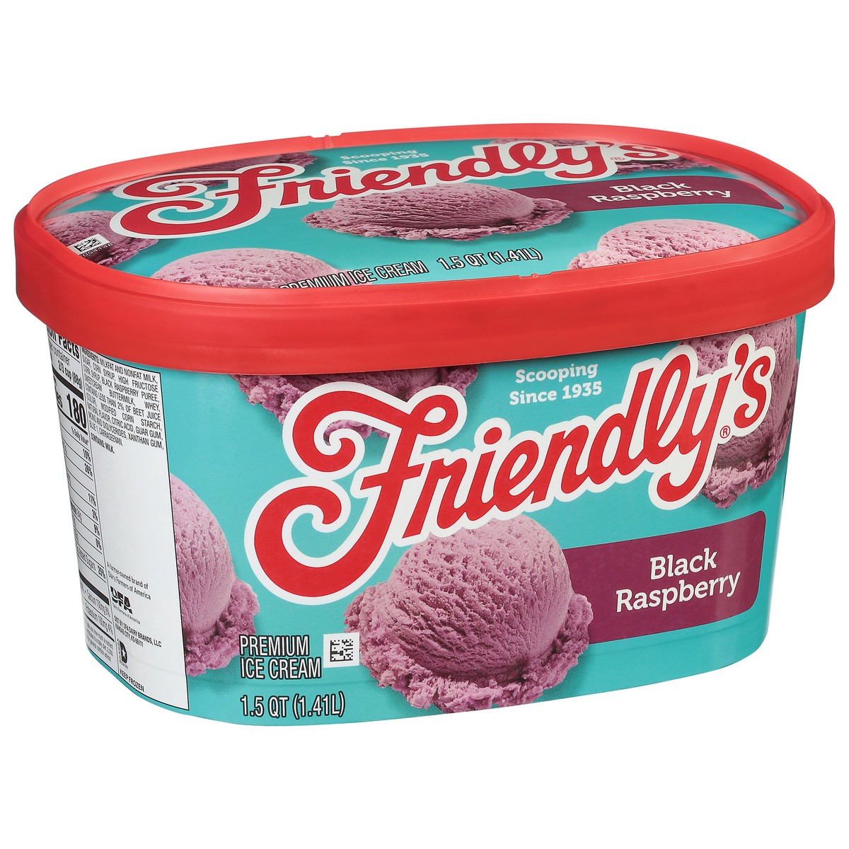 slide 2 of 9, Friendly's Black Raspberry Ice Cream, 48 fl oz