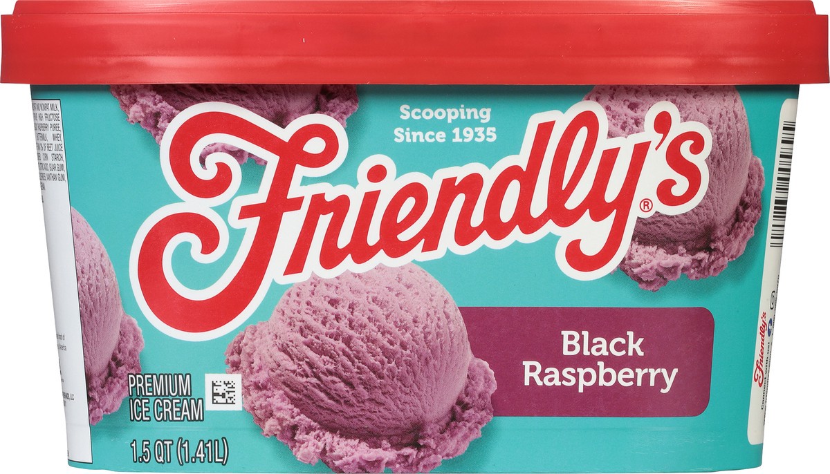 slide 6 of 9, Friendly's Black Raspberry Ice Cream, 48 fl oz