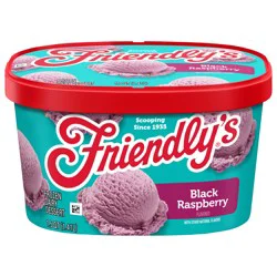 Friendly's Black Raspberry Ice Cream 1.5 Quart