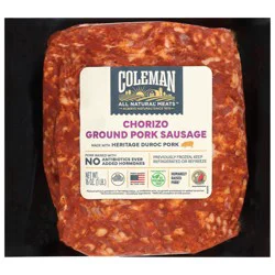 Coleman Ground Chorizo Pork Sausage 16 oz