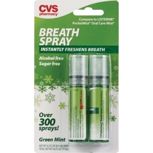 slide 1 of 1, CVS Pharmacy Cvs Health Breath Spray, Green Mint, 2 ct