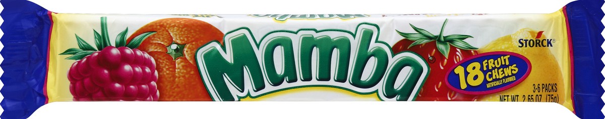 slide 5 of 6, Mamba Fruit Chews Stick Pack, 2.65 oz