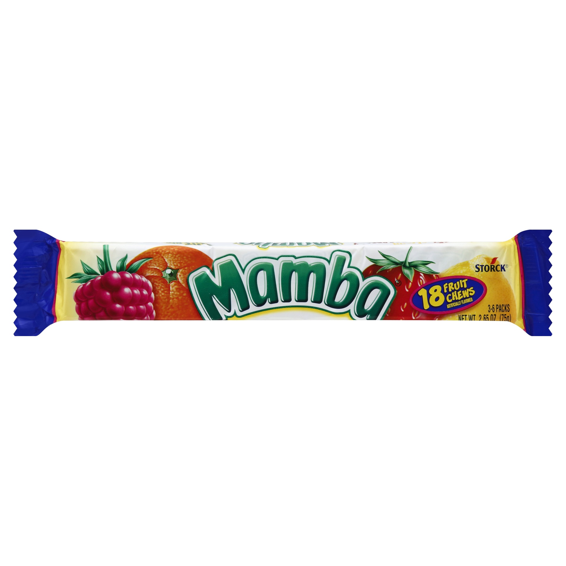 slide 1 of 6, Mamba Fruit Chews Stick Pack, 2.65 oz