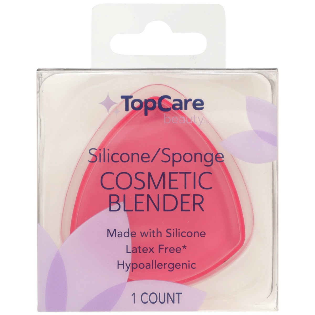 slide 2 of 8, TopCare Topcare Silicone/Sponge Cosmetic Blender, 1 ct