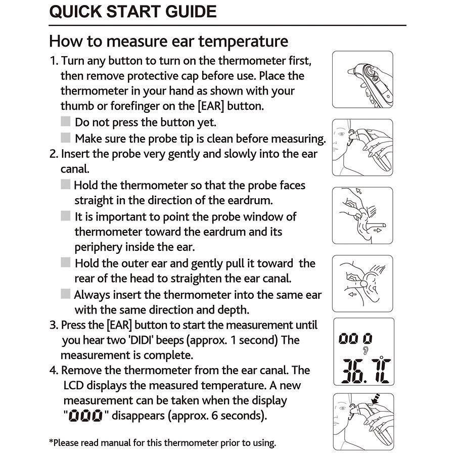 slide 4 of 4, Walgreens Infrared Digital Ear Thermometer, 1 ct