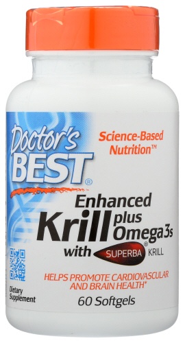 slide 1 of 1, Doctor's Best Enhanced Krill Plus Omega3S Dietary Supplement, 60 ct