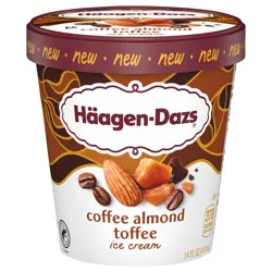 Häagen-Dazs Coffee Almond Toffee Ice Cream 14 fl oz