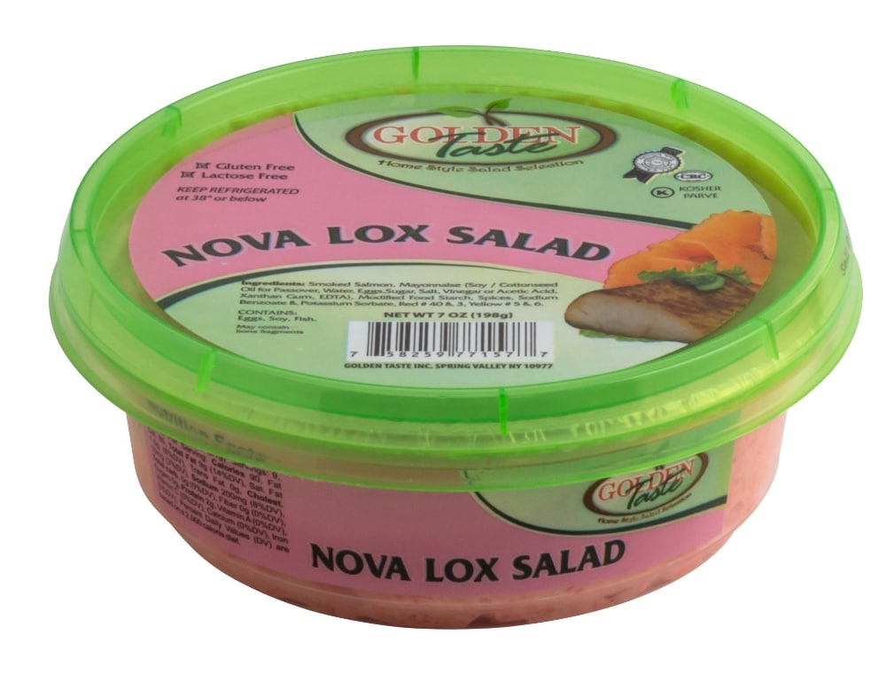 slide 1 of 1, Golden Taste Nova Lox Salad, 7 oz