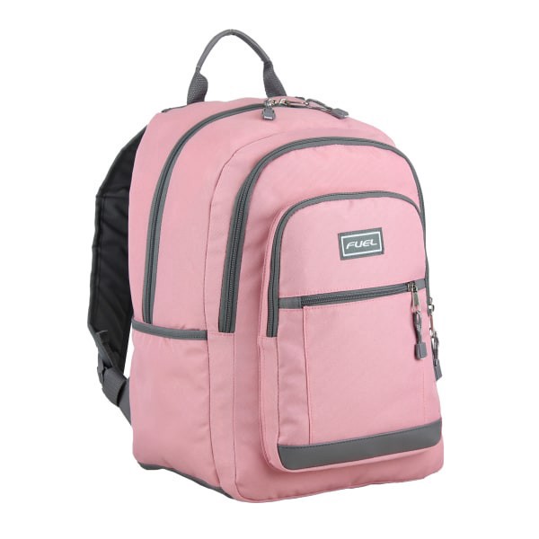 slide 4 of 10, Fuel Rider Sport Bungee Backpack With 15.5"" Laptop Compartment, Pink, 1 ct