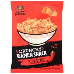 Oyatsu Baby Star Crunchy Red Chili Ramen Snack - 2.46 oz