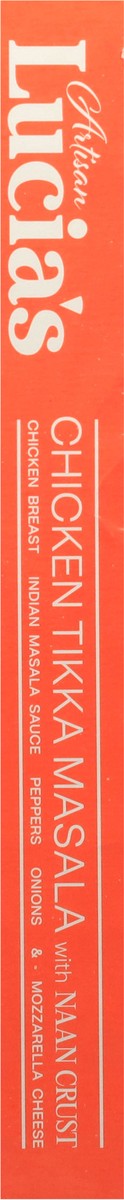 slide 11 of 13, Lucia's Artisan Naan Crust Chicken Tikka Masala Pizza 23.5 oz, 23.5 oz